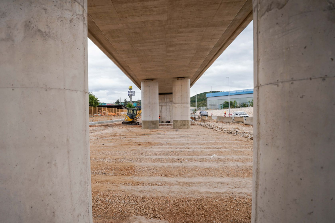 Radovi na čvoru Mandalina napreduju prema planu