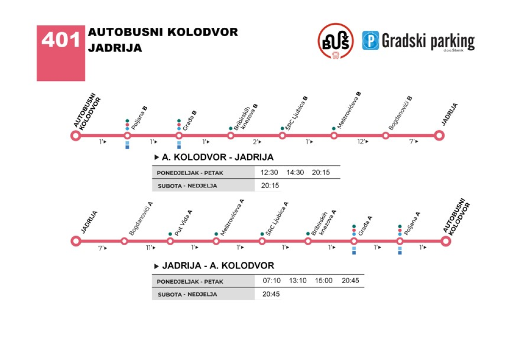 Sezonski vozni red gradskih i prigradskih autobusa 