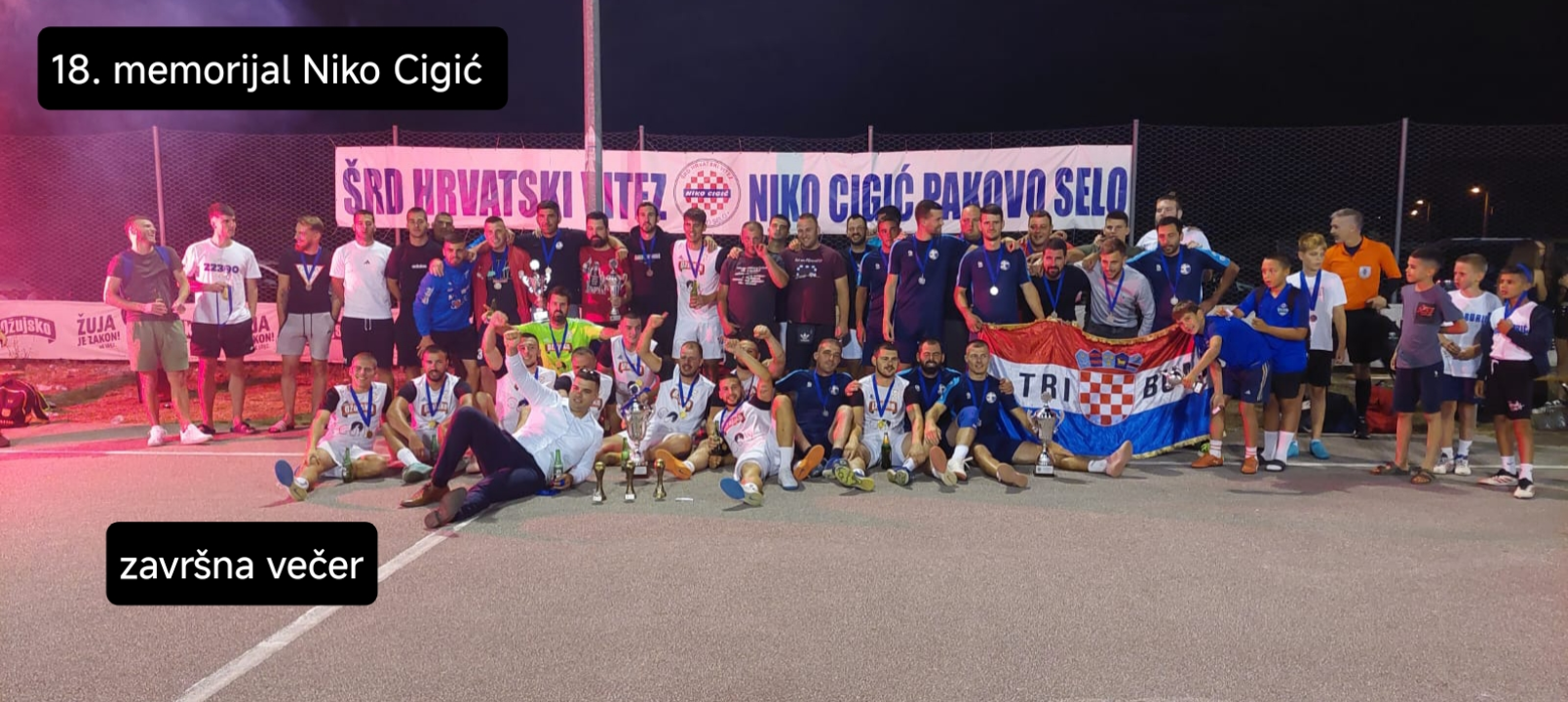 FOTO Čista Velika uvjerljivom pobjedom protiv Tribunja osvojila memorijal u Pakovu Selu