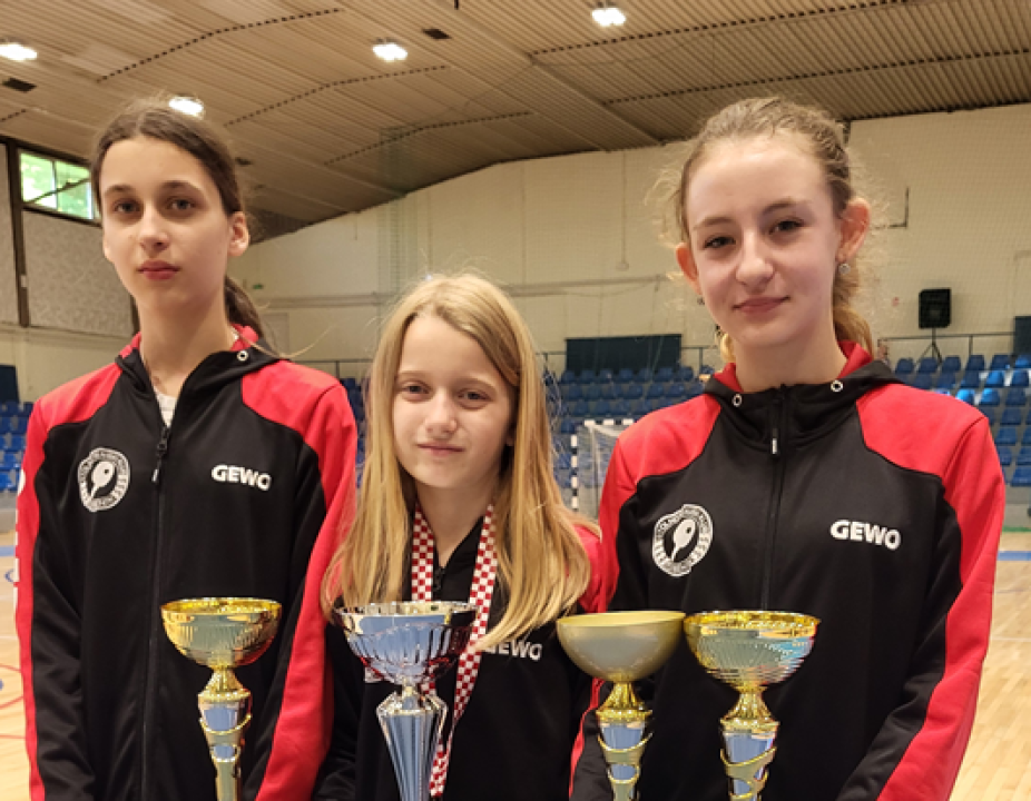 FOTO Tri šibenske stolnotenisačice pozvane u reprezentaciju Hrvatske