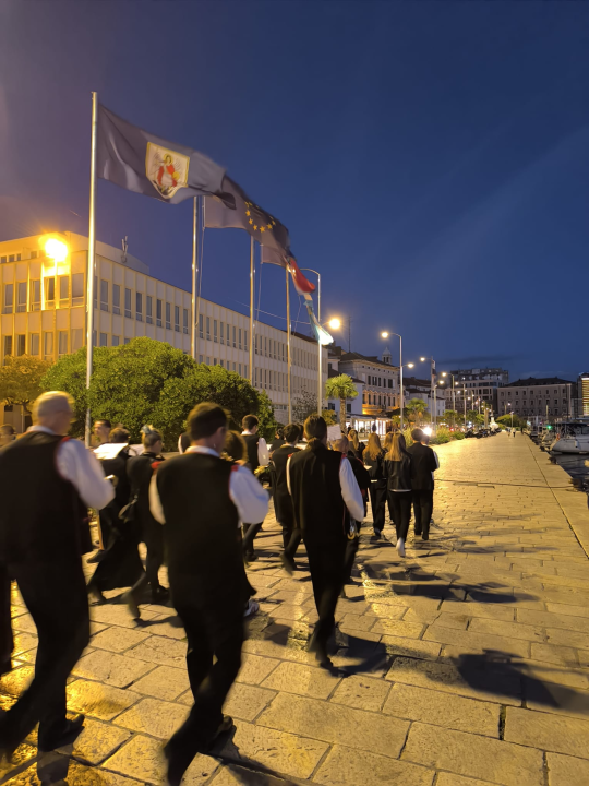 Šibenski glazbari prodefilirali gradom u povodu Dana grada