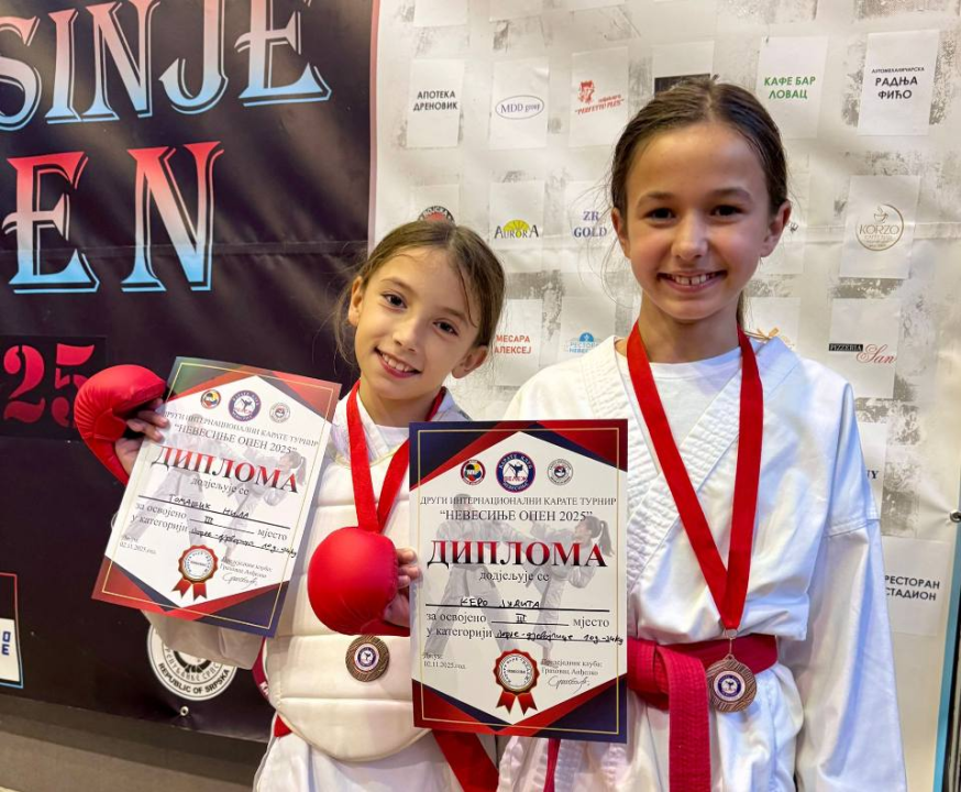 FOTO Karate klub Phoenix uspješan na turniru 'Nevesinje Open 2025.', za kraj godine