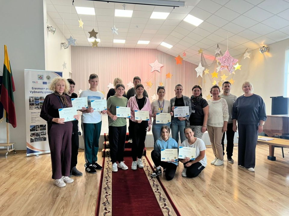 Kninski učenici sudjelovali na Erasmus+ projektu u Litvi