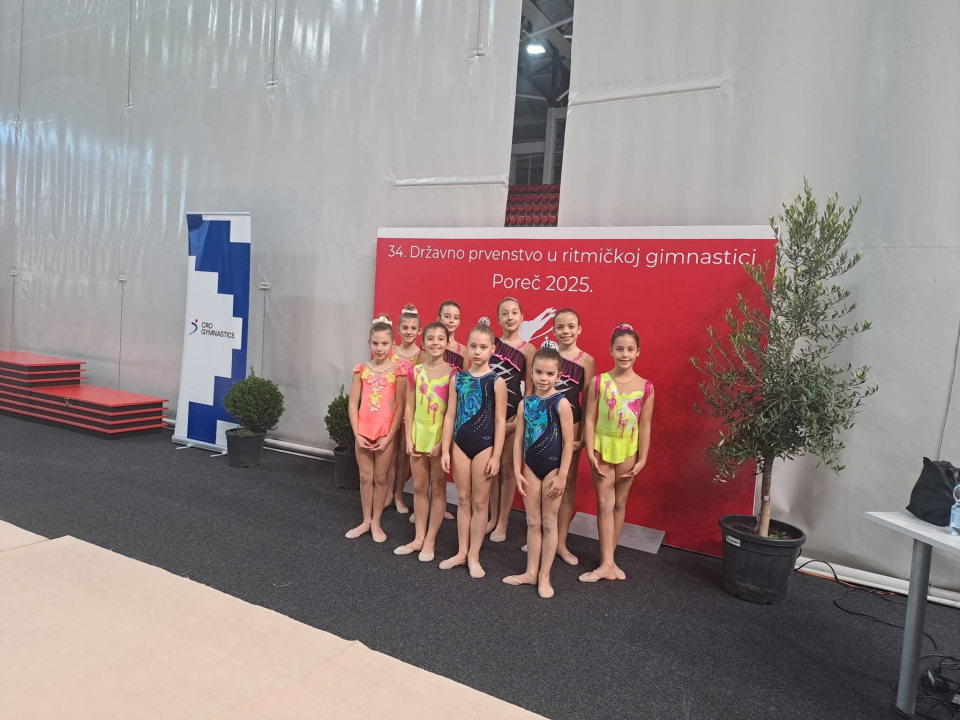 Uspješan nastup šibenskih gimnastičarki   na državnom prvenstvu