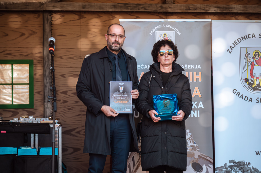 FOTO Sportski laureati Šibenika u 2025-oj: Roko Zorić, Kiara Radnić, Stipe Bralić, košarkašice i vaterpolisti