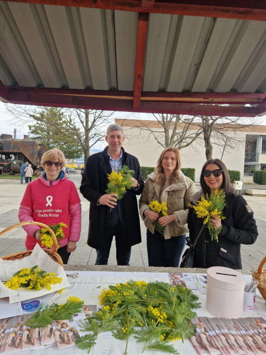 U Kninu obilježen Dan mimoza