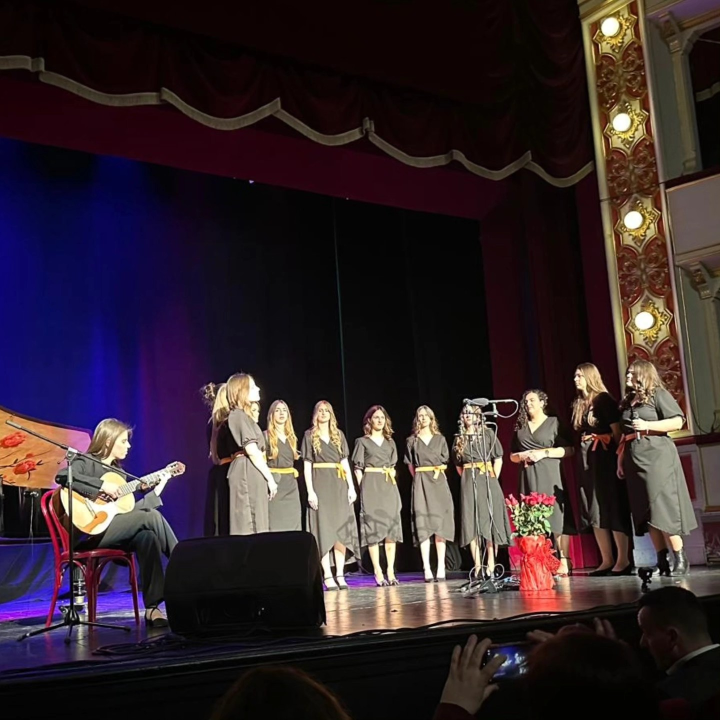 Koncert klape Gimnazijalke u šibenskom kazalištu