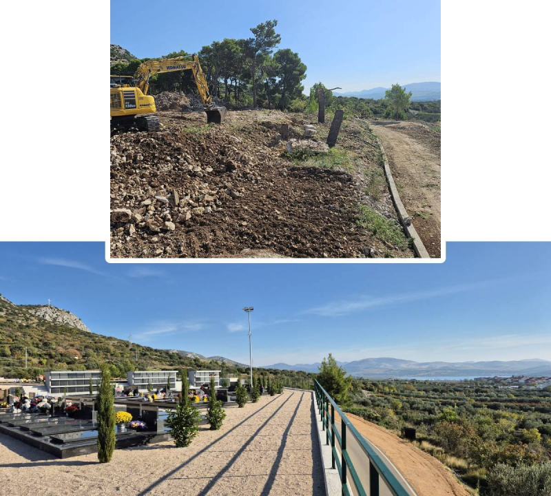 FOTO Čempresi: 'Fotografije govore više od riječi, tu smo u trajnom služenju vječnom domu naših pokojnika'