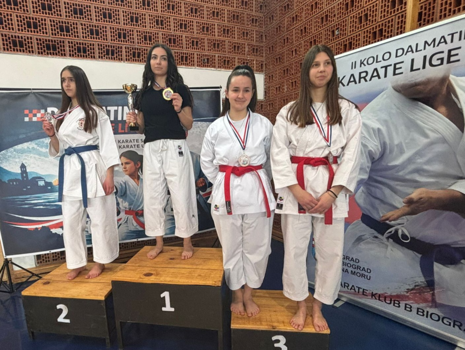 Karataši 'Šibenika' osvojili sedam medalja na 2. kolu Dalmatinske lige