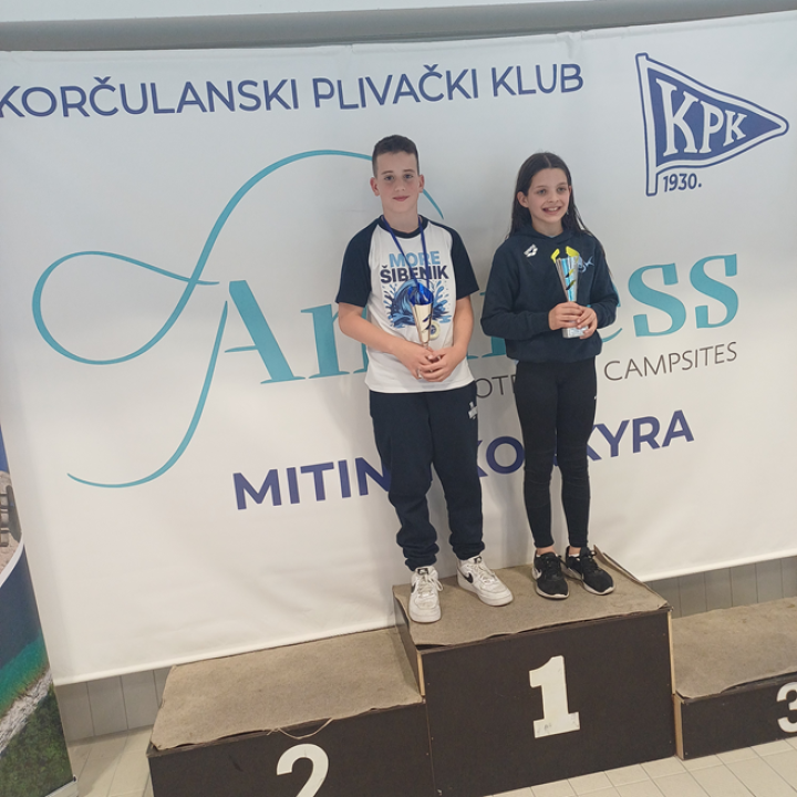 FOTO Plivačima Mora sedam medalja na mitingu 'Korkyra', Niko Koloper najuspješniji u najmlađoj kategoriji