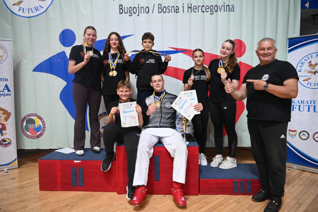 Novi uspjeh članova karate kluba Okit iz Vodica. Osvojili ukupno 10 medalja