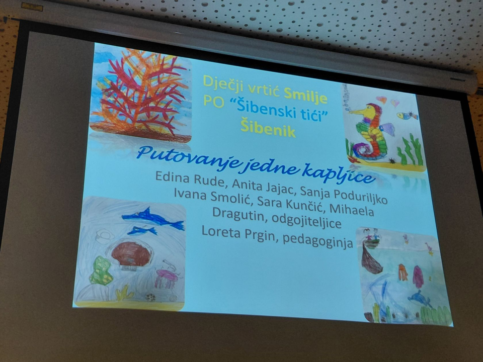Projekt ‘Putovanje jedne kapljice’ Dječjeg vrtića Smilje među najboljima u Hrvatskoj