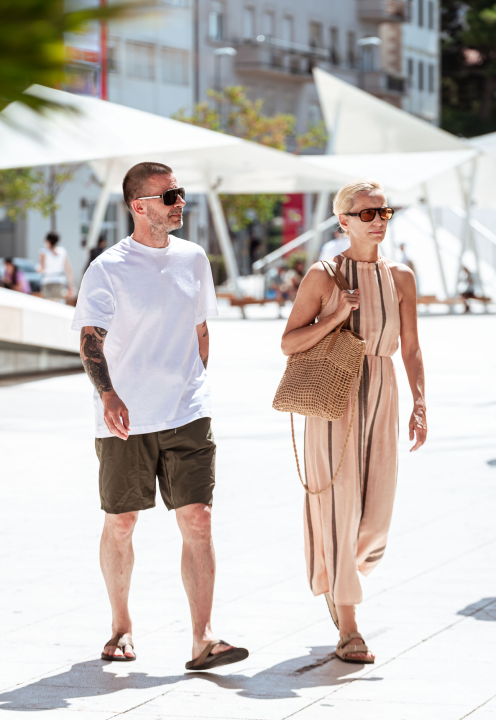 FOTO Minimalizam u prvom planu: Crno-bijeli outfiti oduševili na šibenskim ulicama