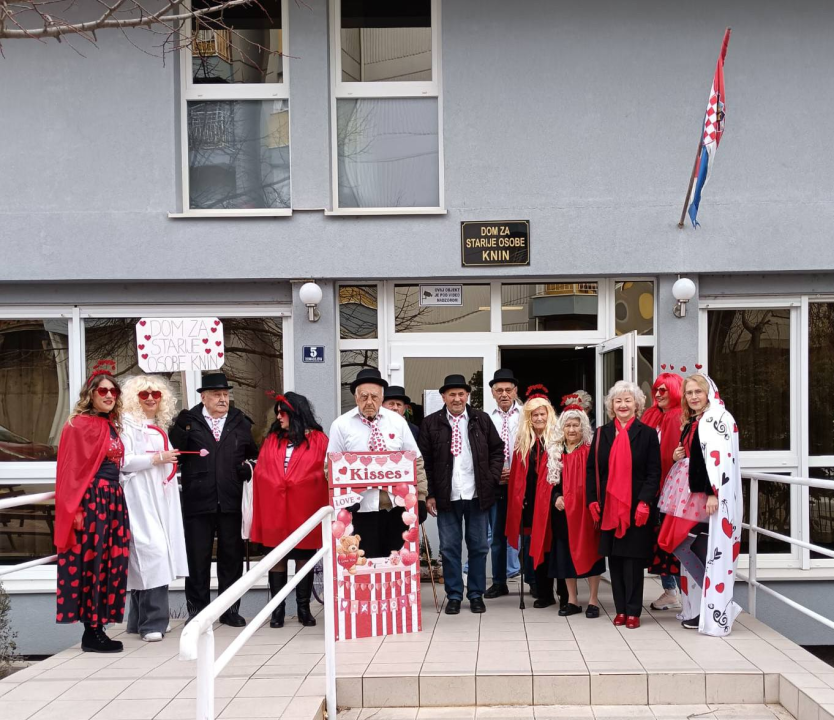Korisnici Doma za starije iz Knina osvojili Priznanje za najoriginalniju masku 