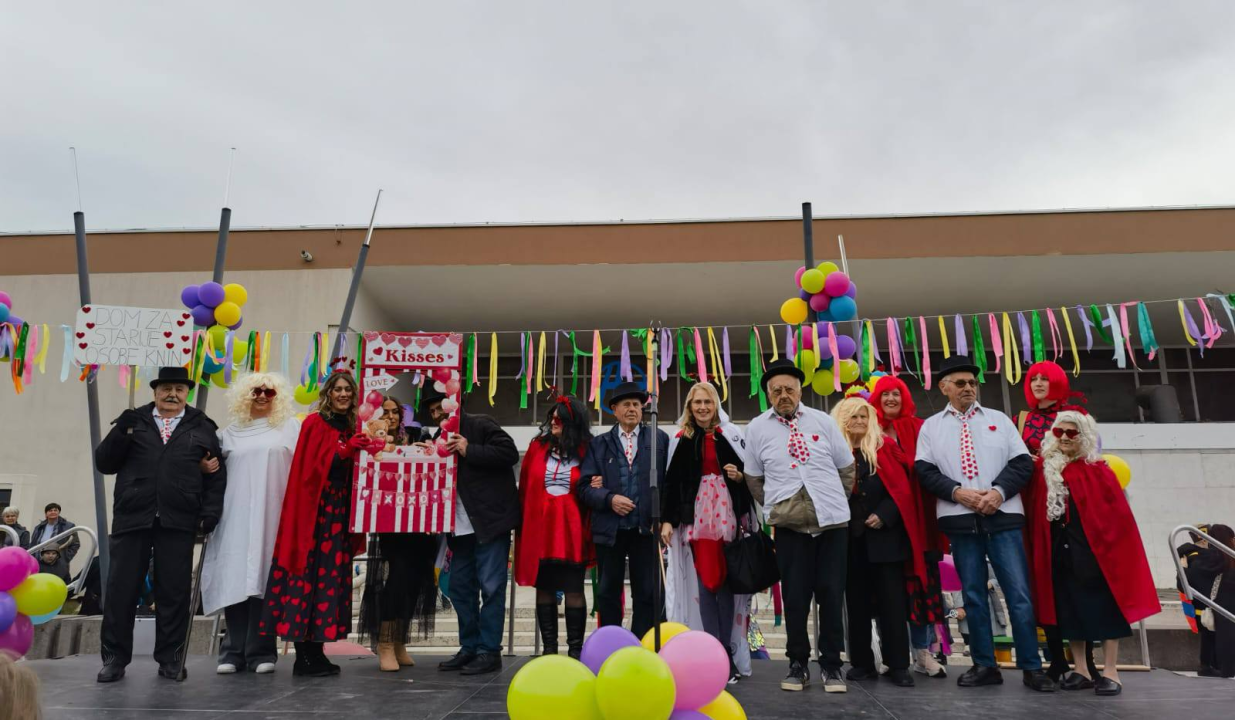 Korisnici Doma za starije iz Knina osvojili Priznanje za najoriginalniju masku 