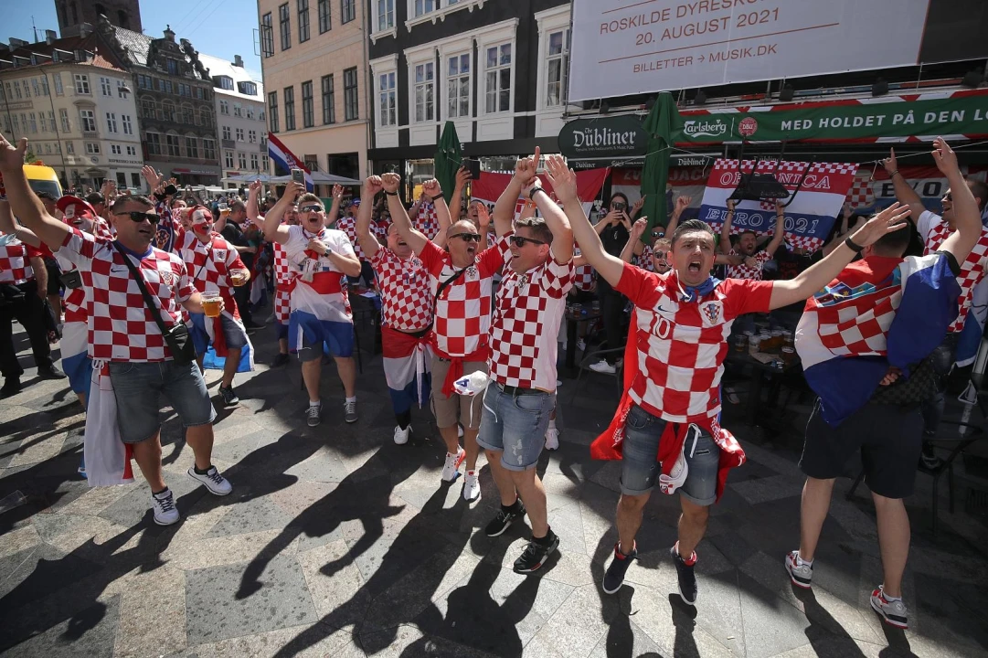 Vatrene s tribina bodre i deseci Šibenčana: Kopenhagen postao 'Kockenhagen'