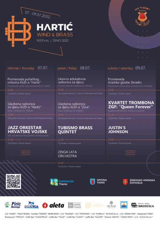 Provjerite kompletan program  novog wind &amp; brass festivala u Tisnome