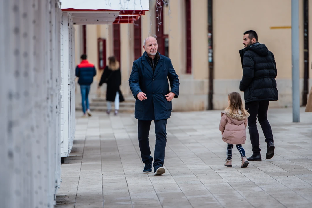 FOTO Đir po gradu, nedjelja 25. prosinca