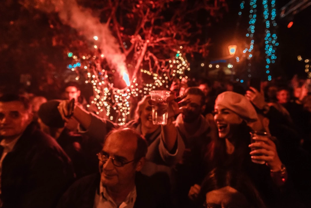 Šibenčani Novu godinu dočekali na dvije pozornice