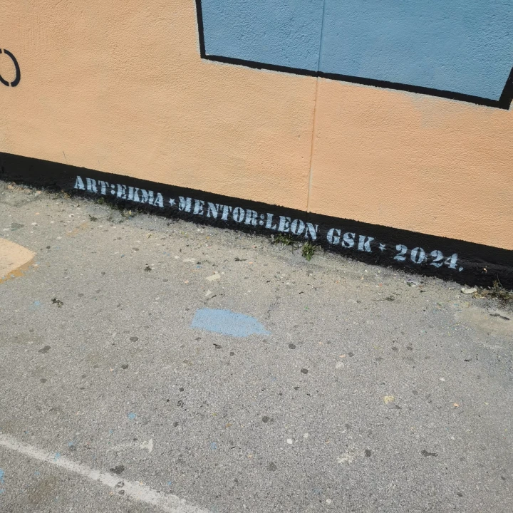Dva murala u dvorištu gimnazije na 80 kvadrata zida: Grafiti kao umjetnost, a ne vandalizam