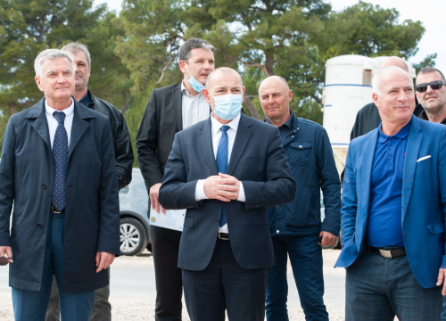 Ministar Medved na gradilištu Veteranskog centra: 'Šibenik je zaslužio ovakav objekt!'