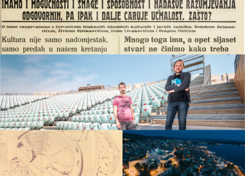 Fotografija 17 - O ljetnoj pozornici na sv. Mihovilu pričalo se od 50-ih, Pavić i Bakula istražili zašto je izgrađena tek 2014. godine