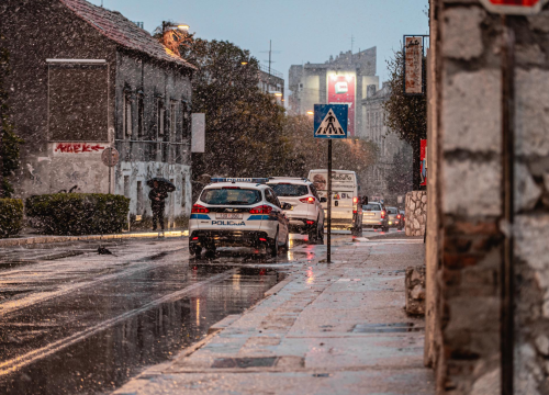 Fotografija 7 - Već je debelo proljeće, a u Šibeniku pada snijeg: Zadnji put tako je bilo 2018. godine