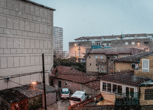 Fotografija 14 - Već je debelo proljeće, a u Šibeniku pada snijeg: Zadnji put tako je bilo 2018. godine