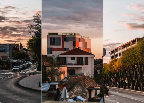 Proljetni zalazak sinoć je nebo iznad Šibenika pretvorio u pravu umjetničku sliku!