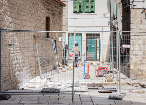 Fotografija 4 - Oteglo se kod sv. Frane: Radovi koji su počeli 11. siječnja trajat će još najmanje 42 dana