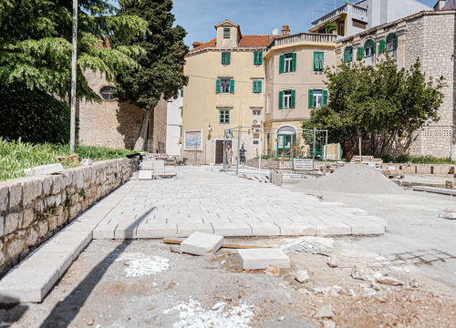 Fotografija 7 - Oteglo se kod sv. Frane: Radovi koji su počeli 11. siječnja trajat će još najmanje 42 dana