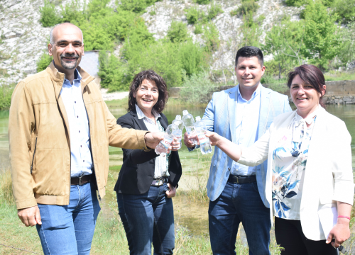 Fotografija 7 - Marko Jelić i Ante Pranić na izvoru Cetine: 'Dalmacija se mora razvijati kao jedinstvena regija bez birokratskih prepreka'