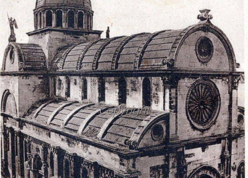 Fotografija 14 - Šibenska ljepotica na starim razglednicama: Pogledajte kako je nekad izgledao okoliš katedrale, sve je bilo drukčije