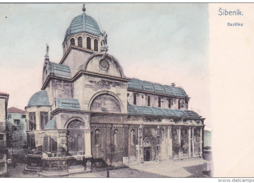 Fotografija 15 - Šibenska ljepotica na starim razglednicama: Pogledajte kako je nekad izgledao okoliš katedrale, sve je bilo drukčije