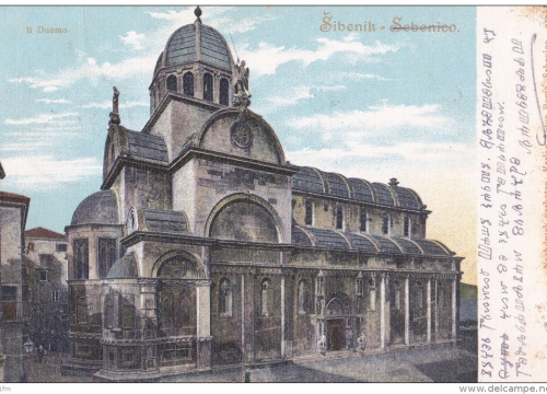 Fotografija 12 - Šibenska ljepotica na starim razglednicama: Pogledajte kako je nekad izgledao okoliš katedrale, sve je bilo drukčije