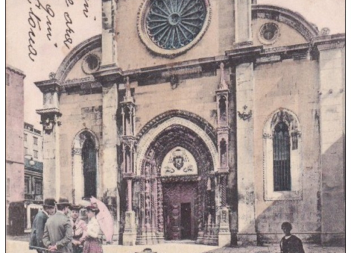 Fotografija 9 - Šibenska ljepotica na starim razglednicama: Pogledajte kako je nekad izgledao okoliš katedrale, sve je bilo drukčije