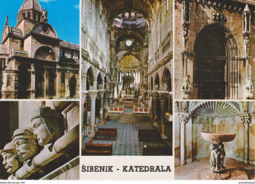 Fotografija 8 - Šibenska ljepotica na starim razglednicama: Pogledajte kako je nekad izgledao okoliš katedrale, sve je bilo drukčije