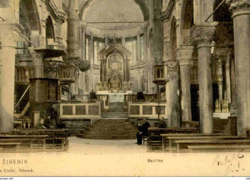 Fotografija 4 - Šibenska ljepotica na starim razglednicama: Pogledajte kako je nekad izgledao okoliš katedrale, sve je bilo drukčije