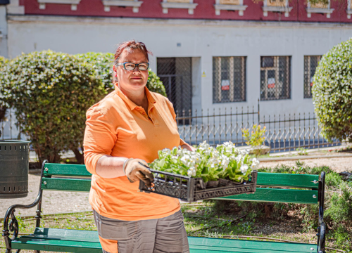 Fotografija 9 - U šibenskom 'dnevnom boravku' sadi se cvijeće i uređuje okoliš: Perivoj Roberta Visianija dočekat će ljeto u punom sjaju