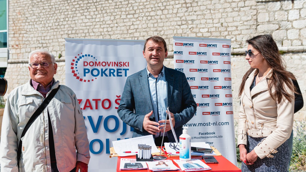 Most i Domovinski pokret: 'U drugom krugu izbora za župana podržavamo Marka Jelića'
