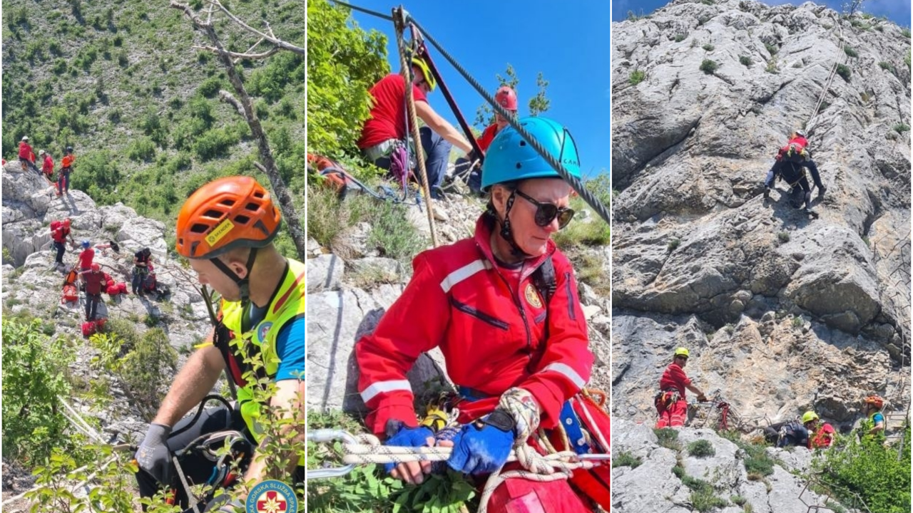 Od obuke do obuke: Pogledajte kako se šibenski GSS-ovci spremaju za akcije spašavanja u planinama