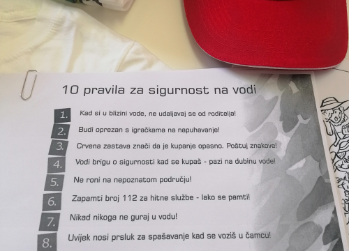 Fotografija 3 - Mali Vodičani učili o opasnostima uz vodu i kako se zabaviti, a biti oprezan