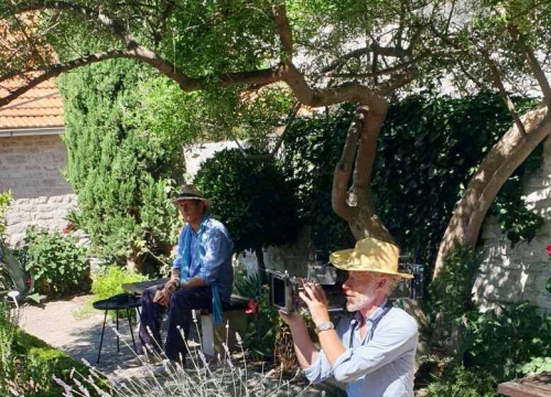 Fotografija 13 - Slavni britanski vrtlar Monty Don snimio emisiju o Samostanskom srednjovjekovnom vrtu sv. Lovre u Šibeniku