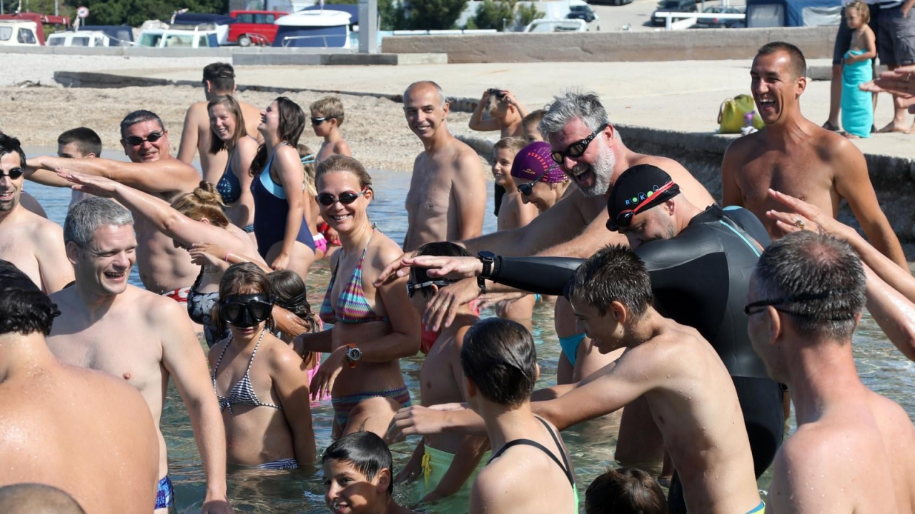 Ribafish jutros zaplivao do Krapnja, krajnji ovogodišnji cilj mu je otok Ugljan