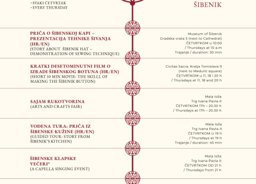 Fotografija 4 - Svakog četvrtka: Film o šibenskom botunu, gastro tura kroz grad, sajam i klapska večer, a sve potpuno besplatno