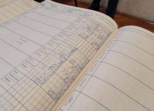 Fotografija 17 - Ivana Guberina s mladom ekipom snima film o Draženu: Danas su pregledali školske ocjene šibenskog virtuoza