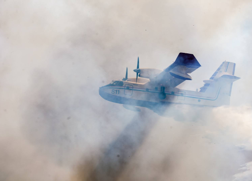 Lokaliziran poožar kod Sapinih Doca: Gasila tri kanadera