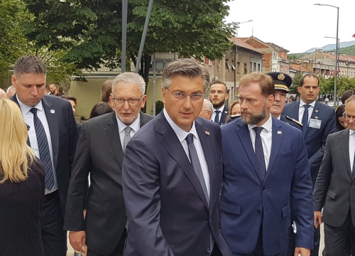 Obilježavanje 26. obljetnice Oluje u Kninu, Plenković: 'Porazili smo zločinačku politiku koja je ovdje pokušala zavladati'