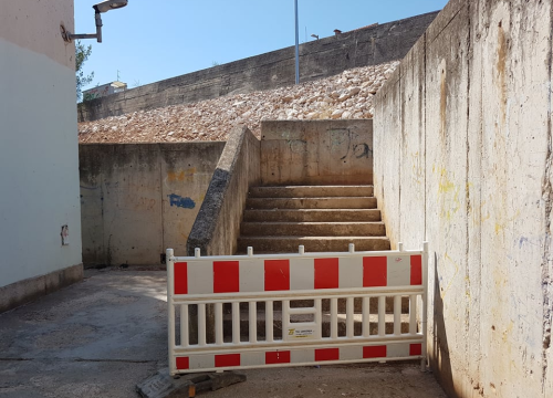 Fotografija 6 - Radovi na probijanju slijepe ulice kod OŠ Vidici pri kraju: Ostaje još postavljanje ograde i signalizacije