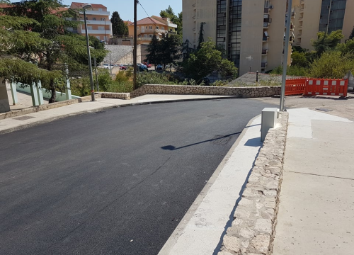 Fotografija 9 - Radovi na probijanju slijepe ulice kod OŠ Vidici pri kraju: Ostaje još postavljanje ograde i signalizacije